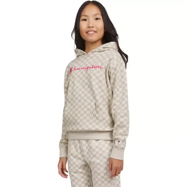 imageChampion Girls Hoodie for Kids Pullover Sweatshirt For Girls Athletic SweaterCream