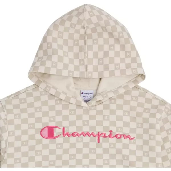 imageChampion Girls Hoodie for Kids Pullover Sweatshirt For Girls Athletic SweaterCream
