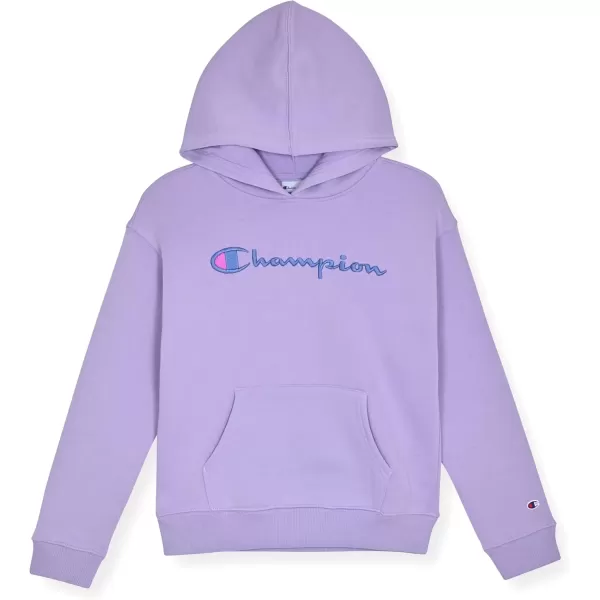 imageChampion Girls Hoodie for Kids Pullover Sweatshirt For Girls Athletic SweaterLavender