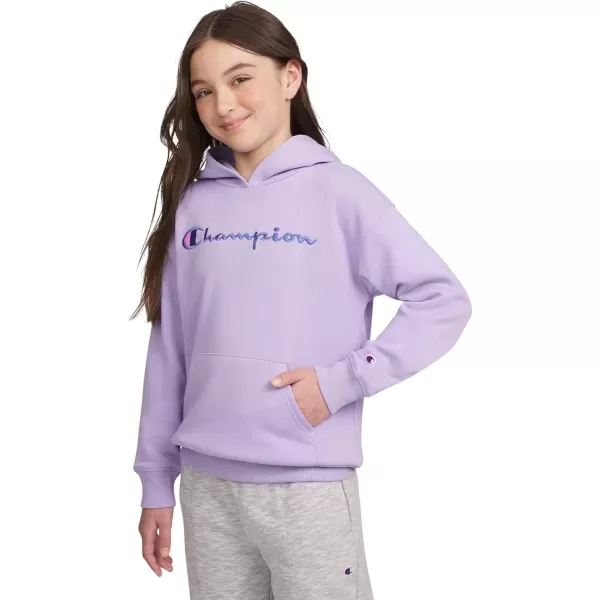 imageChampion Girls Hoodie for Kids Pullover Sweatshirt For Girls Athletic SweaterLavender