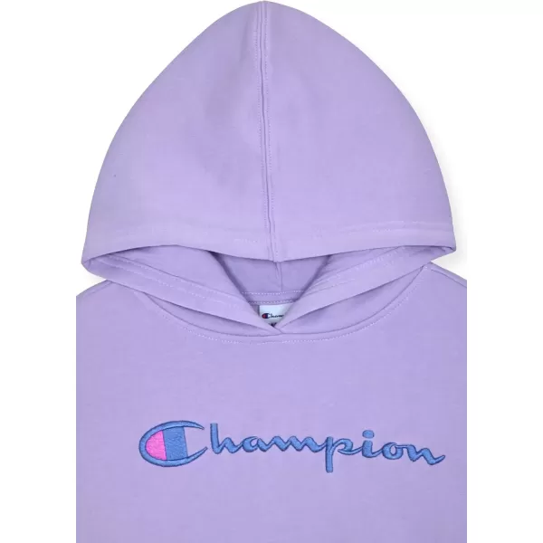 imageChampion Girls Hoodie for Kids Pullover Sweatshirt For Girls Athletic SweaterLavender