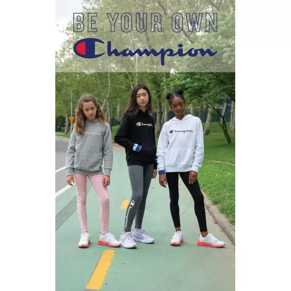 imageChampion Girls Hoodie for Kids Pullover Sweatshirt For Girls Athletic SweaterMedium  WhiteDrop Shadow Red Script