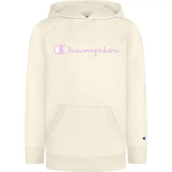 imageChampion Girls Hoodie for Kids Pullover Sweatshirt For Girls Athletic SweaterNatural Raglan