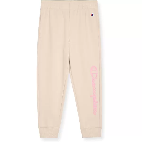 imageChampion Girls Sweatpants for Kids Fleece Girls Jogger Pants Girls ClothesLight Pinkcream