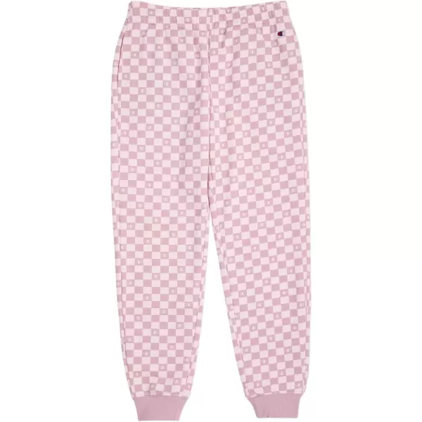 imageChampion Girls Sweatpants for Kids Fleece Girls Jogger Pants Girls ClothesSweet Lilac Check
