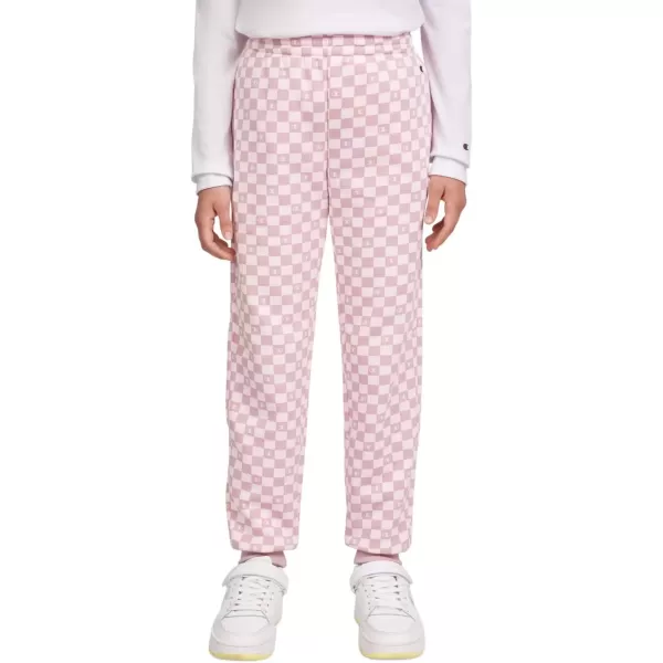 imageChampion Girls Sweatpants for Kids Fleece Girls Jogger Pants Girls ClothesSweet Lilac Check
