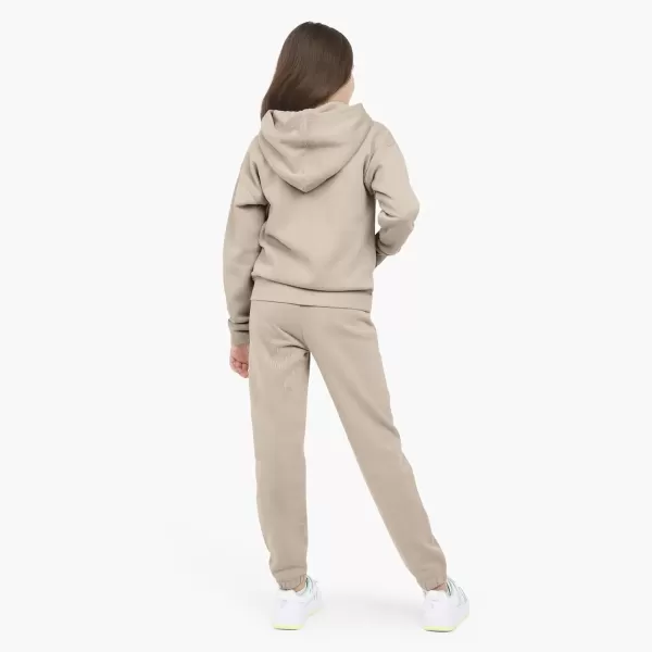 imageChampion Girls Sweatshirt Full Zip Up Fleece Girls Hoodie Sweatshirt Top Girl ClothesKhaki Signature