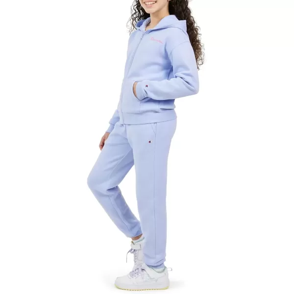 imageChampion Girls Sweatshirt Full Zip Up Fleece Girls Hoodie Sweatshirt Top Girl ClothesLavender Mist Signature
