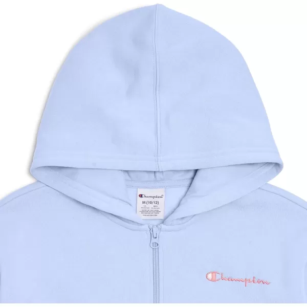imageChampion Girls Sweatshirt Full Zip Up Fleece Girls Hoodie Sweatshirt Top Girl ClothesLavender Mist Signature