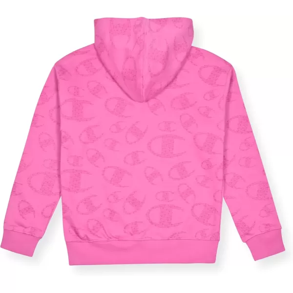imageChampion Girls Sweatshirt Full Zip Up Fleece Girls Hoodie Sweatshirt Top Girl ClothesRosebud Logo