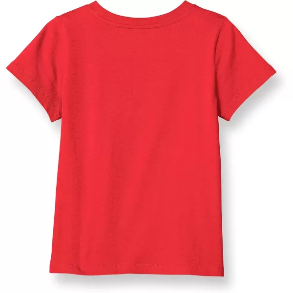 imageChampion Girls TShirt Kids Tee Cotton Tee Multiple GraphicsRed Stone Rainbow Script