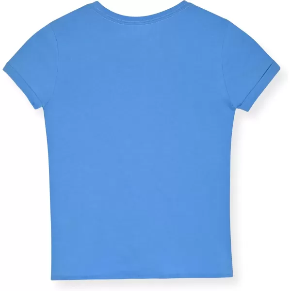 imageChampion Girls Tee Shirt for Kids Short Sleeve TShirt Girls TopsRiver Blue
