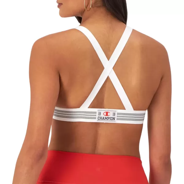 imageChampion WomenS Bra ReIssue Bra Moisture Wicking Novelty Mesh Vintage Sports Bra For WomenSolar Crimson With Jocktag
