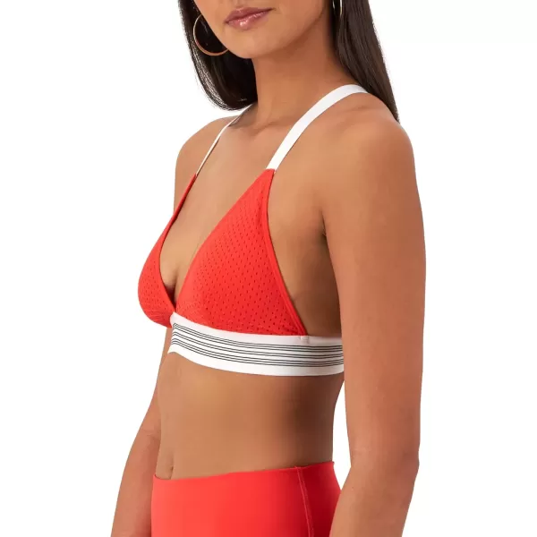 imageChampion WomenS Bra ReIssue Bra Moisture Wicking Novelty Mesh Vintage Sports Bra For WomenSolar Crimson With Jocktag