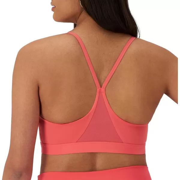 imageChampion Womens Sports Bra Soft Touch Moisturewicking Bra Light Support Sports Bra Longline Sports Bra AvailableHigh Tide Coral