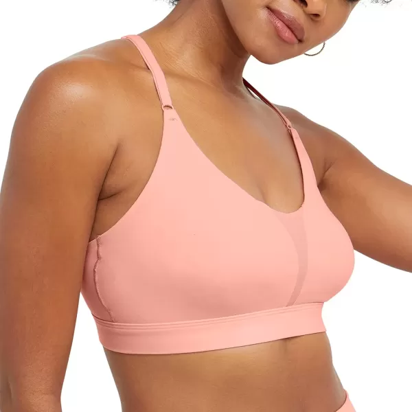 imageChampion Womens Sports Bra Soft Touch Moisturewicking Bra Light Support Sports Bra Longline Sports Bra AvailablePink Star