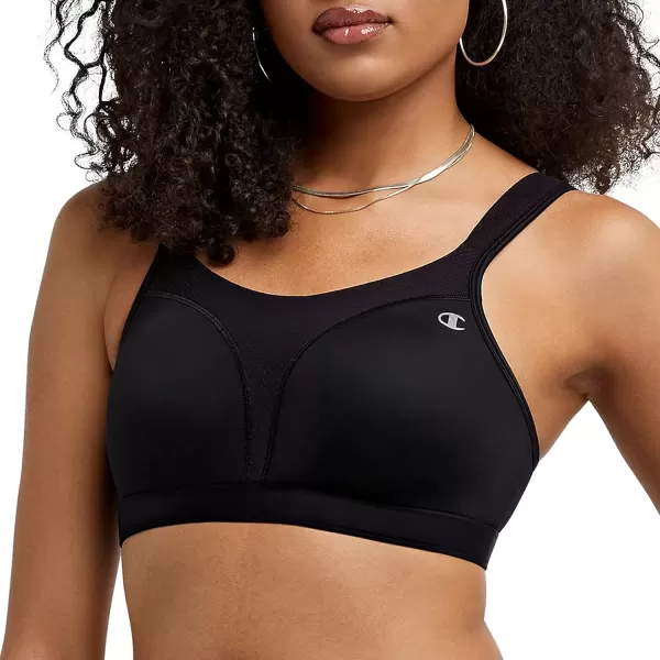 imageChampion Womens Sports Bra Spot Comfort Maximum Support HighImpact Sports Bra for WomenBlack