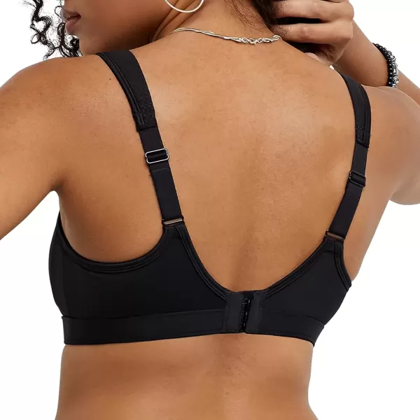 imageChampion Womens Sports Bra Spot Comfort Maximum Support HighImpact Sports Bra for WomenBlack