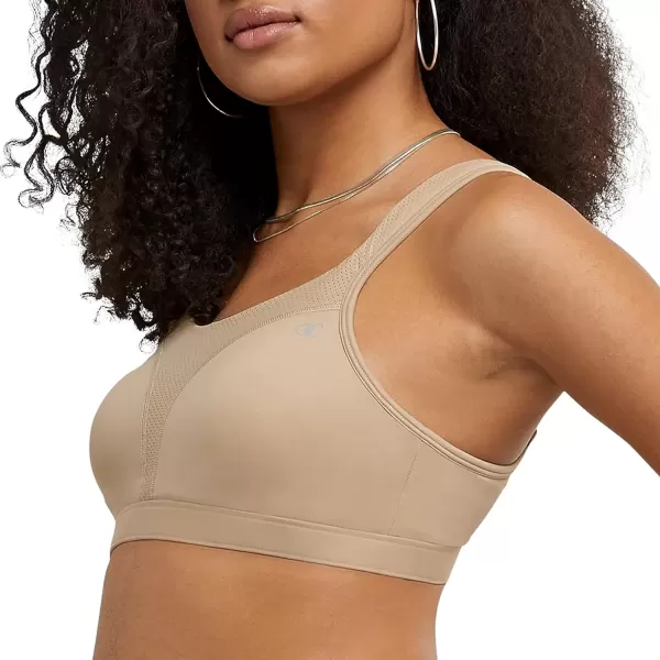 imageChampion Womens Sports Bra Spot Comfort Maximum Support HighImpact Sports Bra for WomenNude