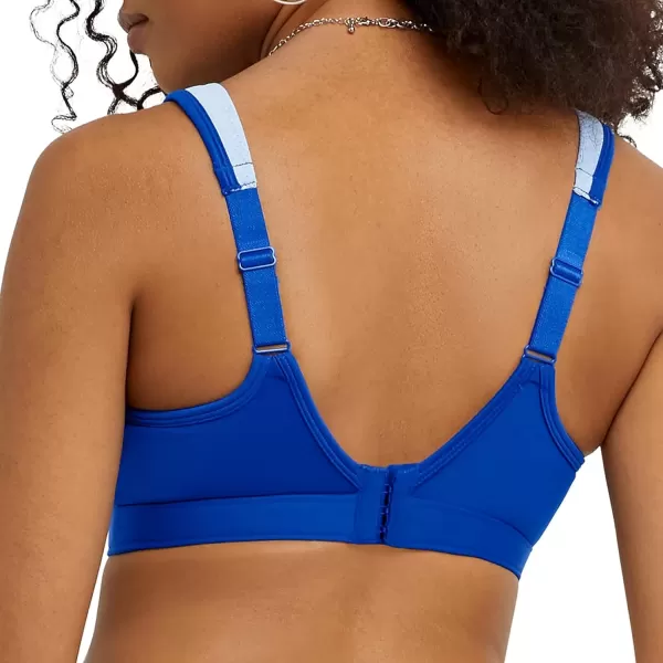 imageChampion Womens Sports Bra Spot Comfort Maximum Support HighImpact Sports Bra for WomenSurf the WebOcean Front Blue