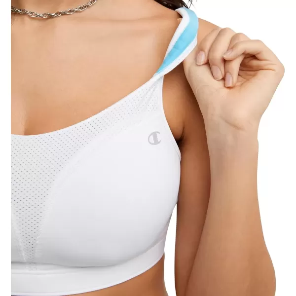 imageChampion Womens Sports Bra Spot Comfort Maximum Support HighImpact Sports Bra for WomenWhite