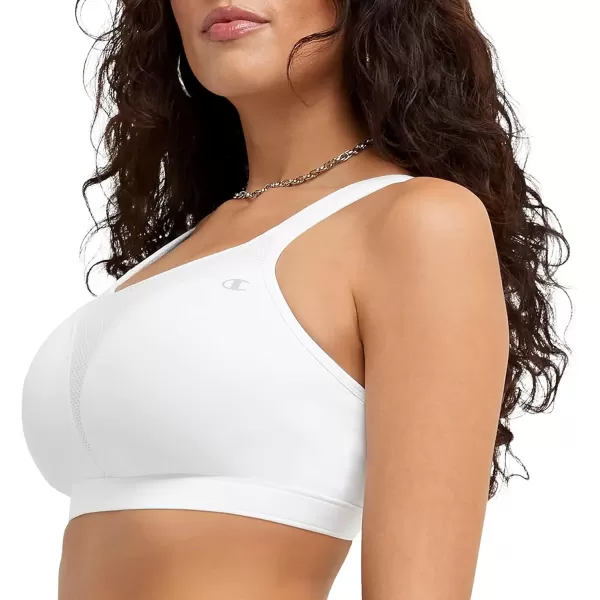imageChampion Womens Sports Bra Spot Comfort Maximum Support HighImpact Sports Bra for WomenWhite