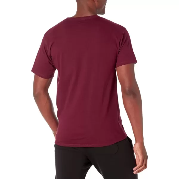 imageChampion Mens TShirt Classic Graphic TShirt Soft and Comfortable TShirts for Men Script Logo Reg or Big ampamp TallMaroon Script