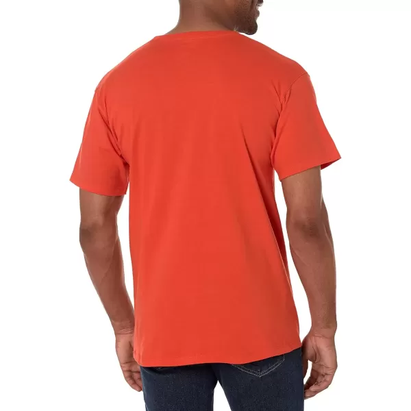 imageChampion Mens TShirt Classic Graphic TShirt Soft and Comfortable TShirts for Men Script Logo Reg or Big ampamp TallSpicy Orange Script