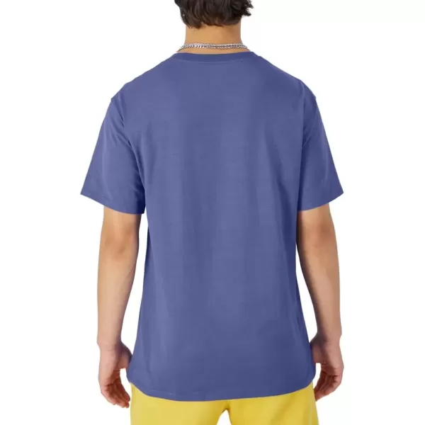 imageChampion Mens TShirt Classic Graphic TShirt Soft and Comfortable TShirts for Men Script Logo Reg or Big ampamp TallStone Crush Blue Script