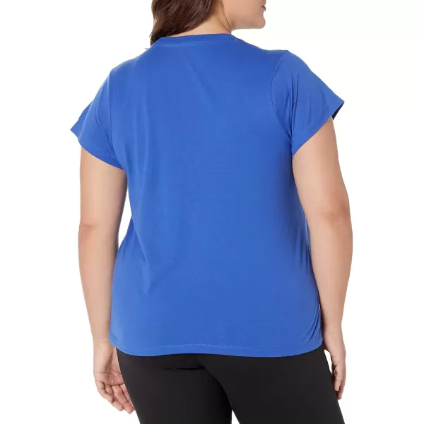 imageChampion WomenS Classic Tee Script Plus SizeDeep Dazzling Blue Script