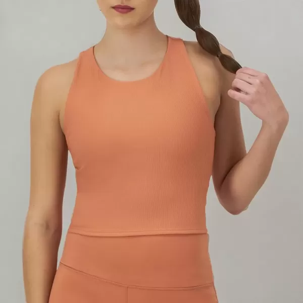 imageChampion WomenS Crop Top Soft Touch Moisture Wicking Ribbed Cropped Top For WomenCanyon Red