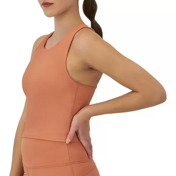 imageChampion WomenS Crop Top Soft Touch Moisture Wicking Ribbed Cropped Top For WomenCanyon Red
