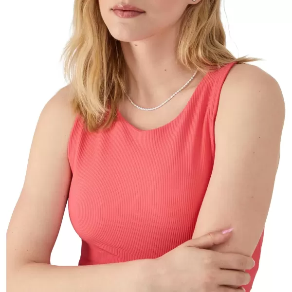 imageChampion WomenS Crop Top Soft Touch Moisture Wicking Ribbed Cropped Top For WomenHigh Tide Coral Ribbed