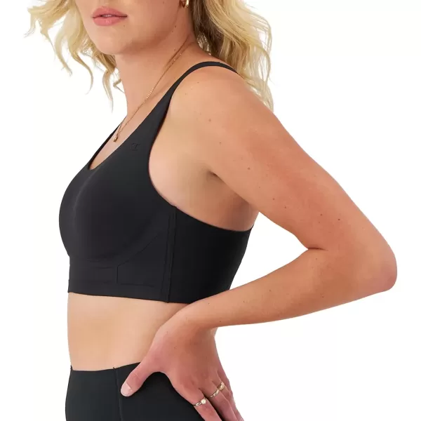 imageChampion WomenS Sports Bra Absolute Lift Moisture Wicking Moderate Support Bra For WomenBlack