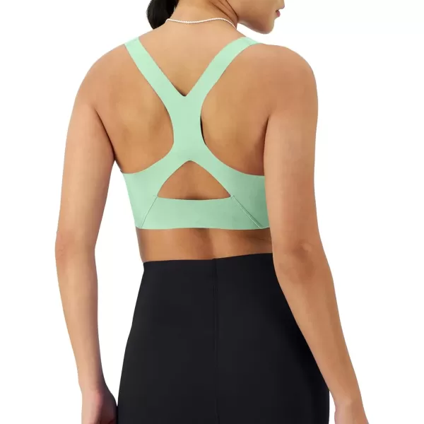 imageChampion WomenS Sports Bra Absolute Lift Moisture Wicking Moderate Support Bra For WomenSheer Water Teal
