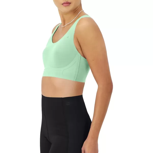 imageChampion WomenS Sports Bra Absolute Lift Moisture Wicking Moderate Support Bra For WomenSheer Water Teal