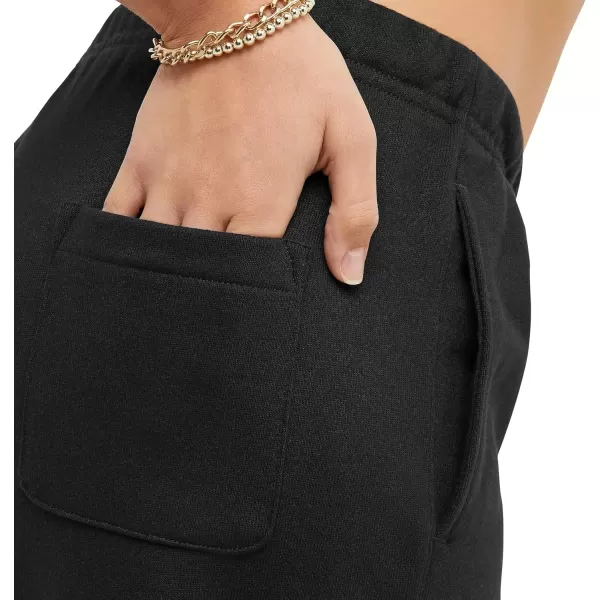 imageChampion WomenS Sweatpants Reverse Weave Fleece Joggers Sweatpants For Women 30Black C Logo