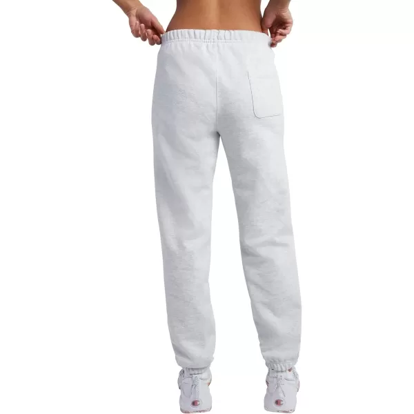 imageChampion WomenS Sweatpants Reverse Weave Fleece Joggers Sweatpants For Women 30Gfs Silver Grey C Logo