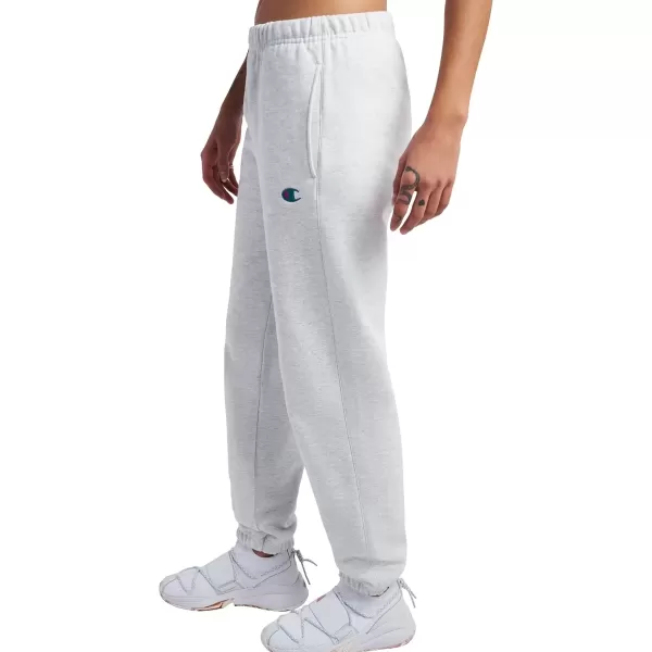 imageChampion WomenS Sweatpants Reverse Weave Fleece Joggers Sweatpants For Women 30Gfs Silver Grey C Logo