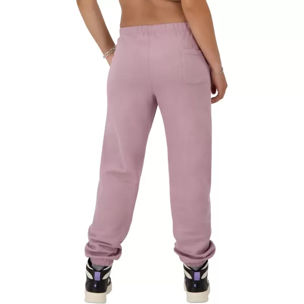 imageChampion WomenS Sweatpants Reverse Weave Fleece Joggers Sweatpants For Women 30Purple Fig C Logo