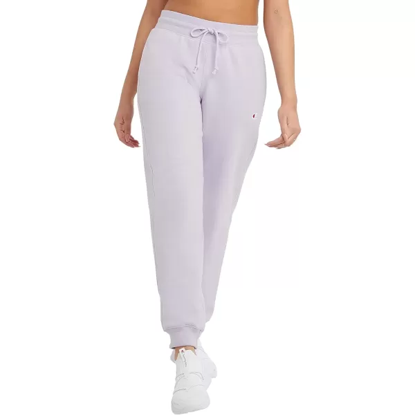 imageChampion WomenS Sweatpants Reverse Weave Fleece Joggers Sweatpants For Women 30Urban Lilac C Logo