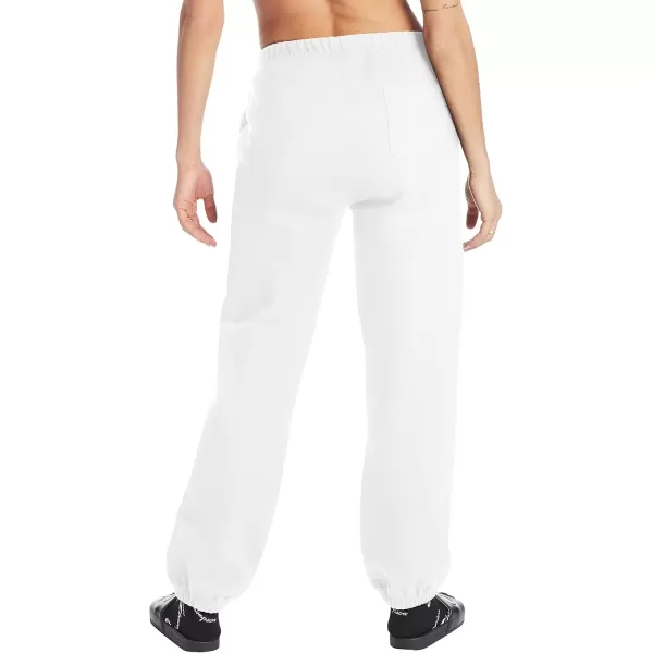 imageChampion WomenS Sweatpants Reverse Weave Fleece Joggers Sweatpants For Women 30White C Logo