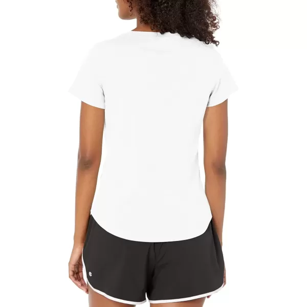 imageChampion WomenS Tshirt Classic Sport MoistureWicking Tshirt Athletic Top For Women Plus Size AvailableWhite Reflective C Logo