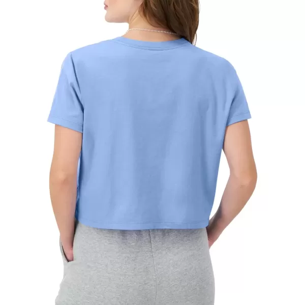 imageChampion WomenS Tshirt Tailgate Tshirt Comfortable Lightweight Graphic TShirt For WomenPlaster Blue Have a Nice Day