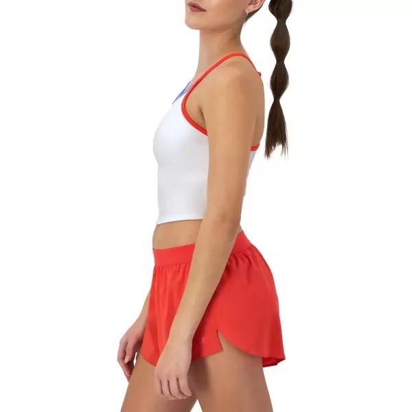 imageChampion Womens Cami Soft Touch Longline Cami with Shelf Bra For Women Anti Odor Tank TopWhiteMulti