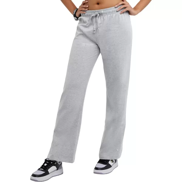 imageChampion Womens Lightweight Lounge Comfortable Jersey 315quot Pants Plus Size AvailableOxford Gray