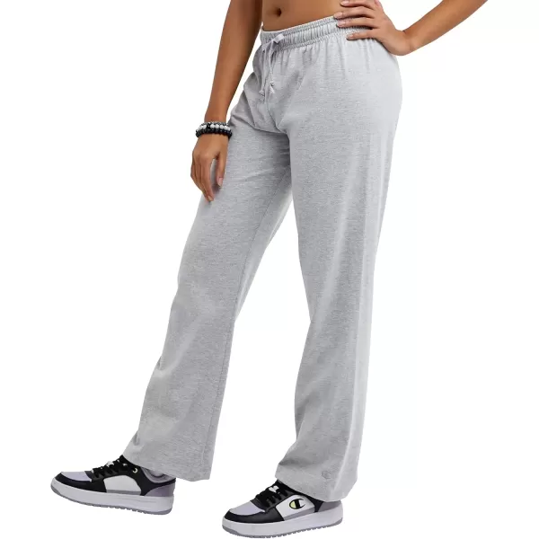 imageChampion Womens Lightweight Lounge Comfortable Jersey 315quot Pants Plus Size AvailableOxford Gray