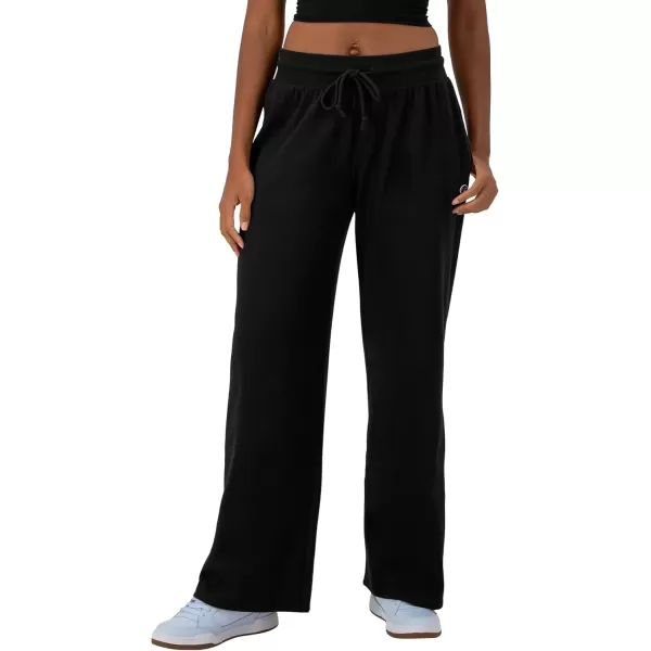 imageChampion Womens Pants Wideleg TShirt Pants Comfortable Lounge Pants for Women 29quotBlack C Patch Logo