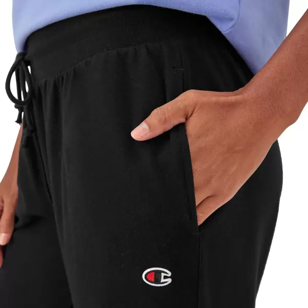 imageChampion Womens Pants Wideleg TShirt Pants Comfortable Lounge Pants for Women 29quotBlack C Patch Logo