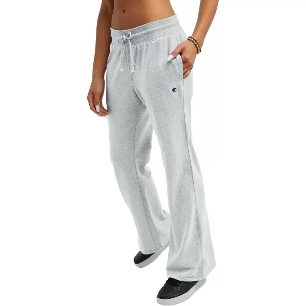 imageChampion Womens Pants Wideleg TShirt Pants Comfortable Lounge Pants for Women 29quotOxford Gray C Patch Logo